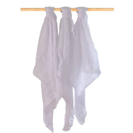 Bubba Blue 3pk Muslin Swaddle Wrap