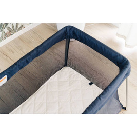 The Sleep Store Quilted Wool Topper - Drift Travel Cot