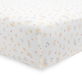 Little Unicorn Stretch Knit Fitted Cot Sheet - Clearance