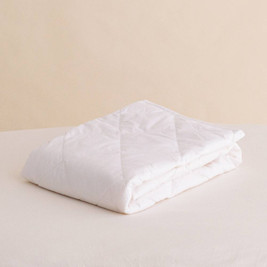 The Sleep Store Quilted Cotton Basket Topper