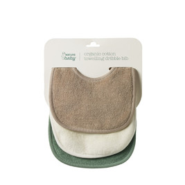 Nature Baby Dribble Bibs 3pk