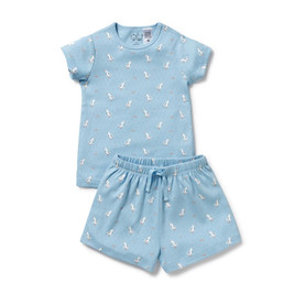 Wilson & Frenchy Organic Pointelle Short Sleeve Pyjamas