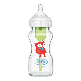 Dr Browns Natural Flow Anti-Colic Options+ Glass Wide Neck Bottle