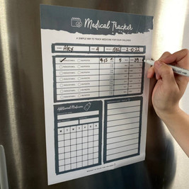 Tags For Good Medical Tracker Fridge Magnet