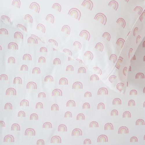 Fitted Sheet & Pillowcase Set - Rainbow Magic