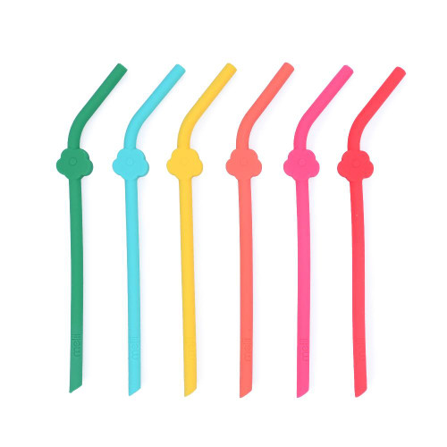 Melii Silicone Straws 6pk