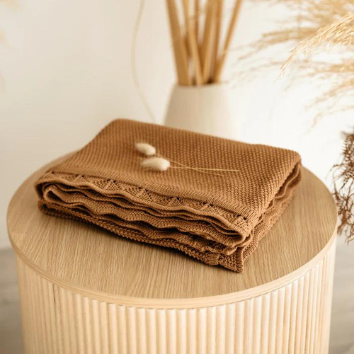 Mod & Tod Scalloped Edge Heirloom Blanket