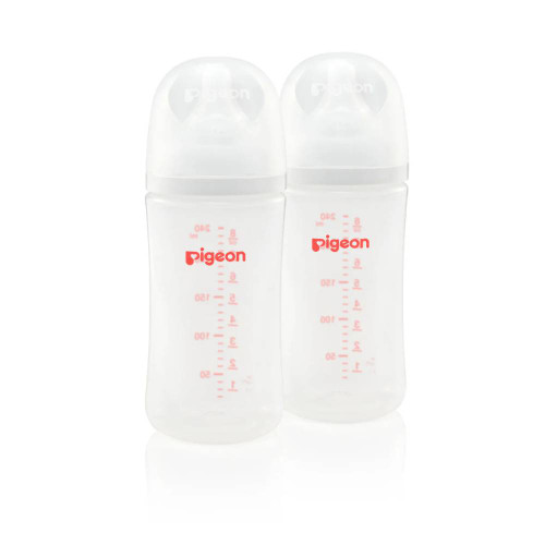 Pigeon SoftTouch Wide Neck Bottle PP Twin Pack