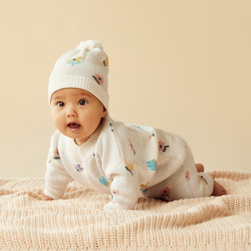 Wilson & Frenchy Organic Knitted Jacquard Jumper - Clearance