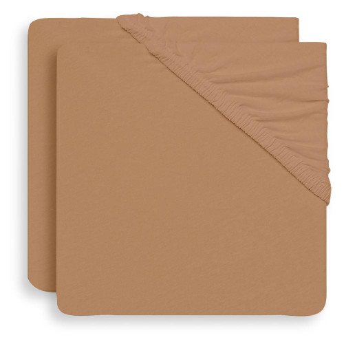Jollein Fitted Jersey Bassinet Sheet 2pk - 40 x 80cm