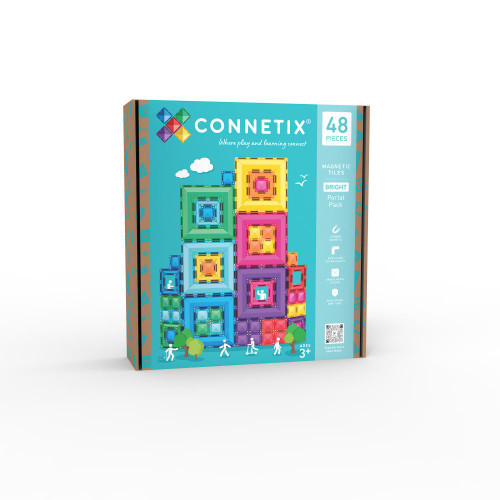 Connetix Bright Portal Pack - 48 Piece