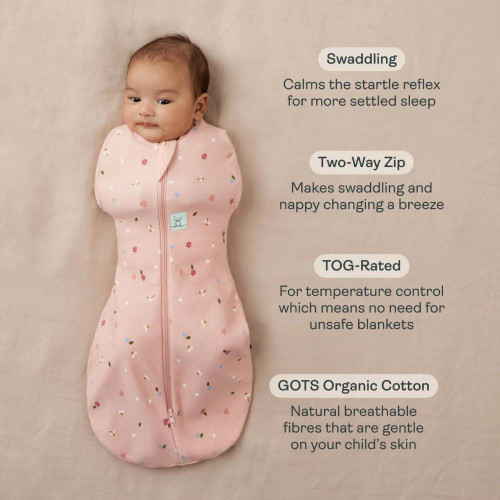 Ergopouch 3.5 tog Organic Hip Harness Cocoon Swaddle Bag