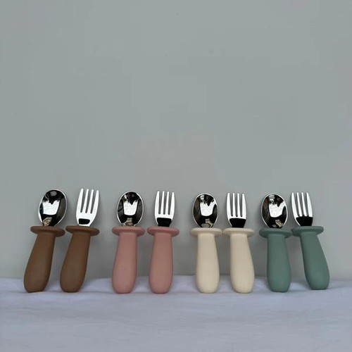 Ease.Baby Stainless Steel First Bite Cutlery Set