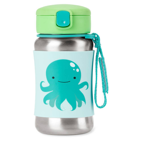 Skip Hop Zoo Stainless Steel Straw Bottle