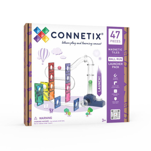Connetix Ball Run Launcher Pack - 47 Piece