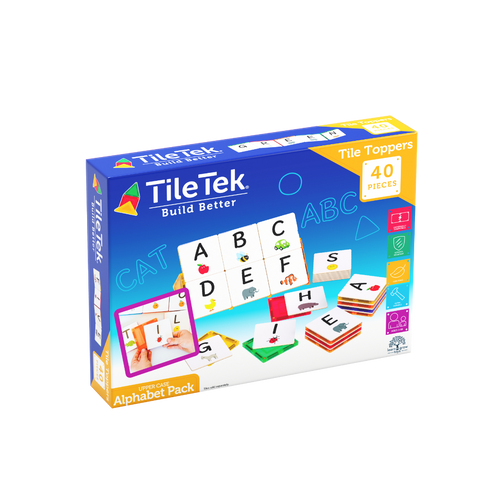 TileTek Tile Toppers Upper Case Alphabet Pack 40 piece