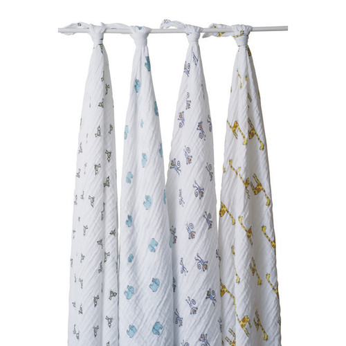 Aden & Anais 4pk Classic Muslin Swaddles
