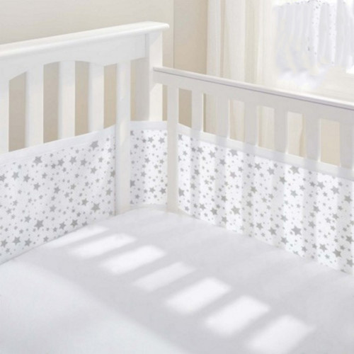 Print Breathable Mesh Cot Liner - 4 Sides