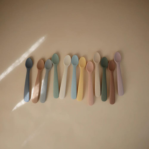 Mushie Silicone Feeding Spoons 2pk