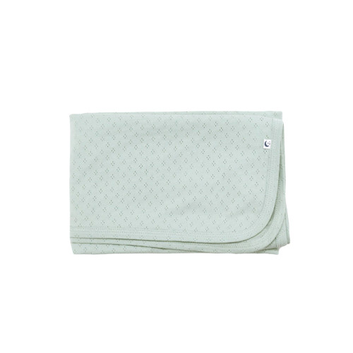The Sleep Store Organic Cotton Pointelle Wrap Blanket