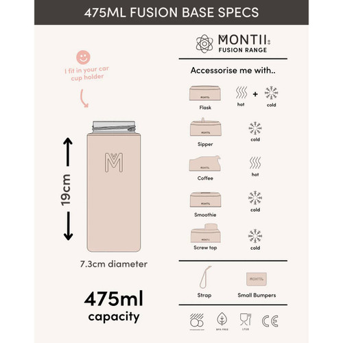 MontiiCo Fusion Universal Insulated Base - 475ml