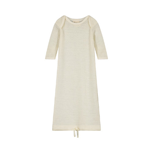 Nature Baby Pointelle Merino Essentials Gown