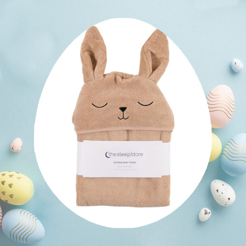 Swell Reward - The Sleep Store Hooded Baby Towel - Oat Bunny