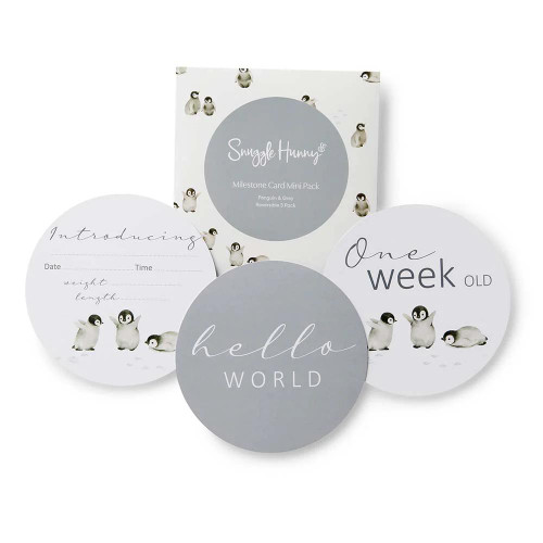 Snuggle Hunny Reversible Milestone Cards 'Mini' 3 Pack