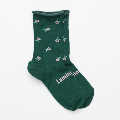 Lamington Womens Crew Merino Roll Top Socks