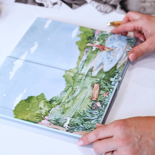 Forget Me Not Baby Journal - to my Son