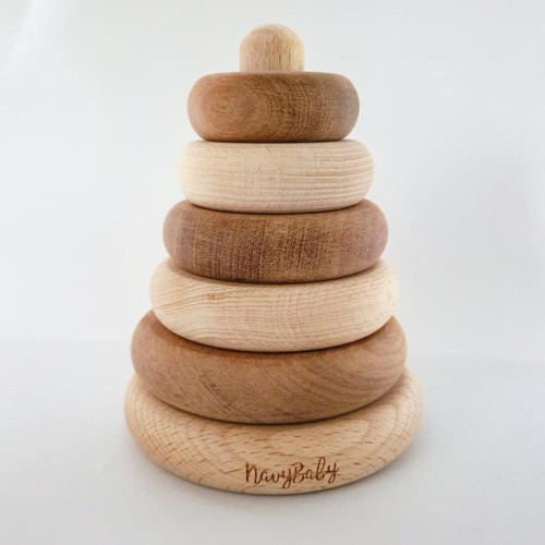 NavyBaby Wooden Stacker
