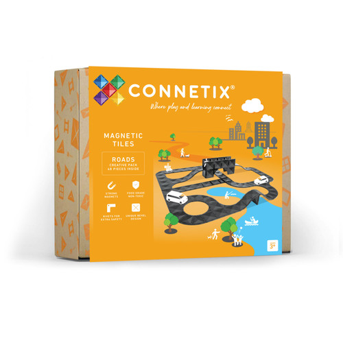 Connetix Creative Roads Pack - 48 Piece