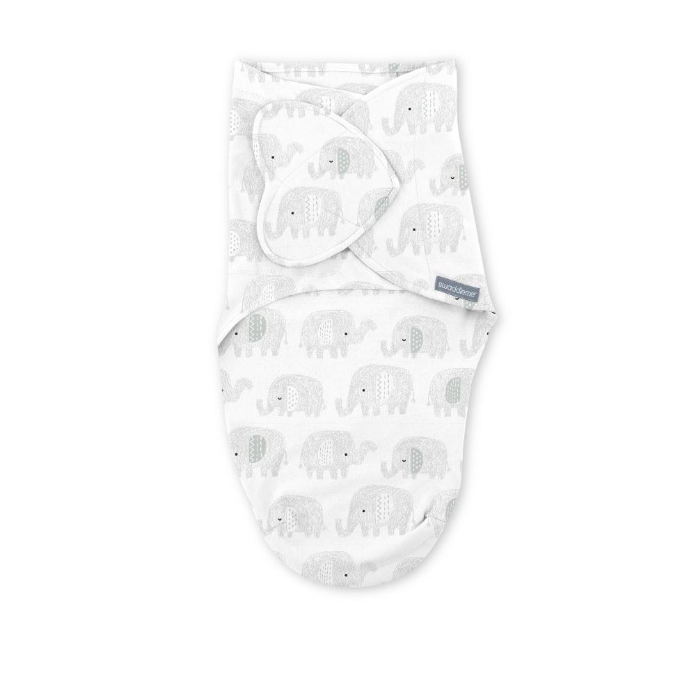 SwaddleMe by Ingenuity Monogram Collection Stage 1 1.0 tog Swaddle 1pk
