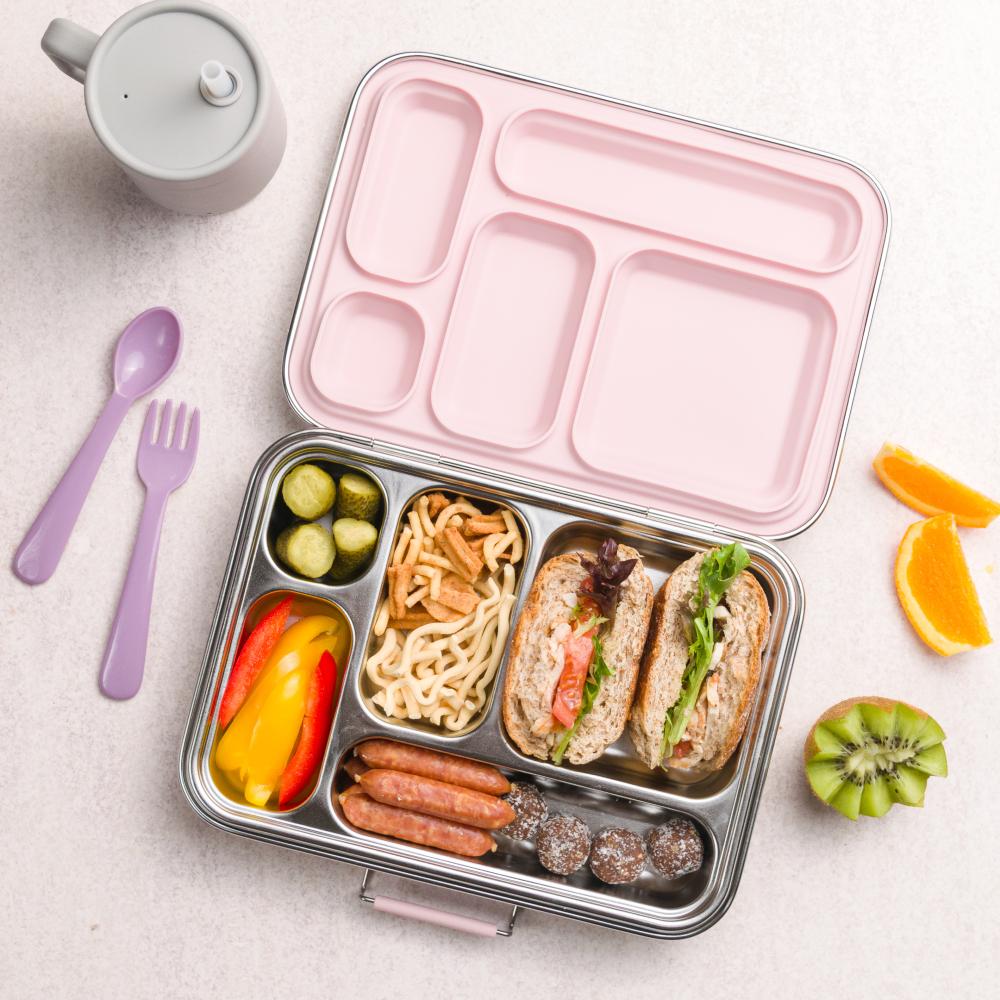 Nestling 'Colours' Stainless Steel Bento Box