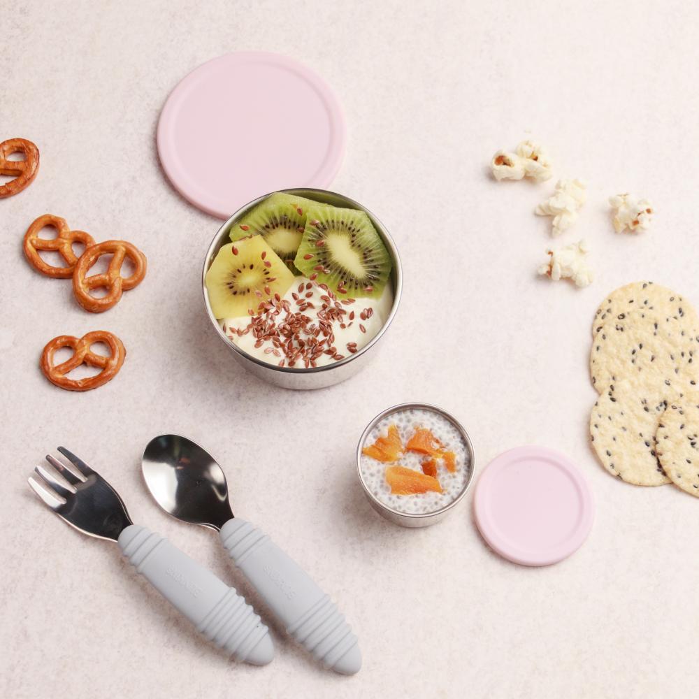 Nestling Stainless Steel Lunchbox Dipper Set