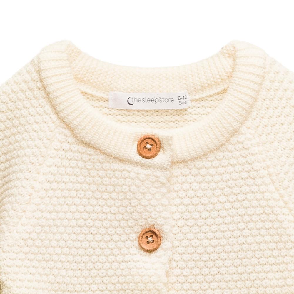 The Sleep Store Merino Knit Cardigan - 0-3 months - 10 years