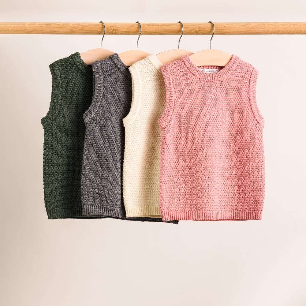 The Sleep Store Merino Knit Vest 0-3 months - 8 years