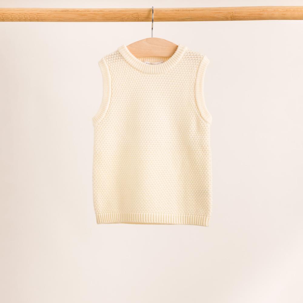 The Sleep Store Merino Knit Vest 0-3 months - 8 years