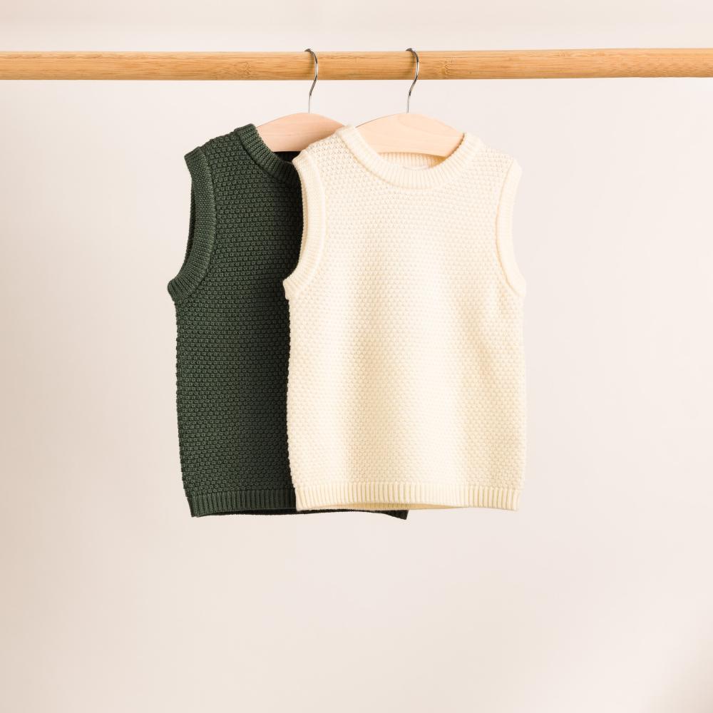 The Sleep Store Merino Knit Vest 0-3 months - 8 years