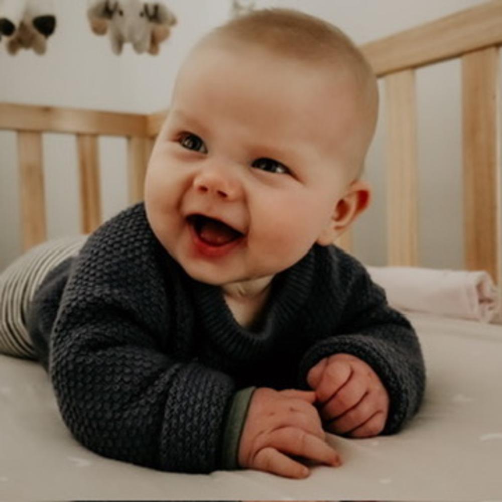 The Sleep Store Merino Knit Crew Jumper - 0-3 months - 10 years