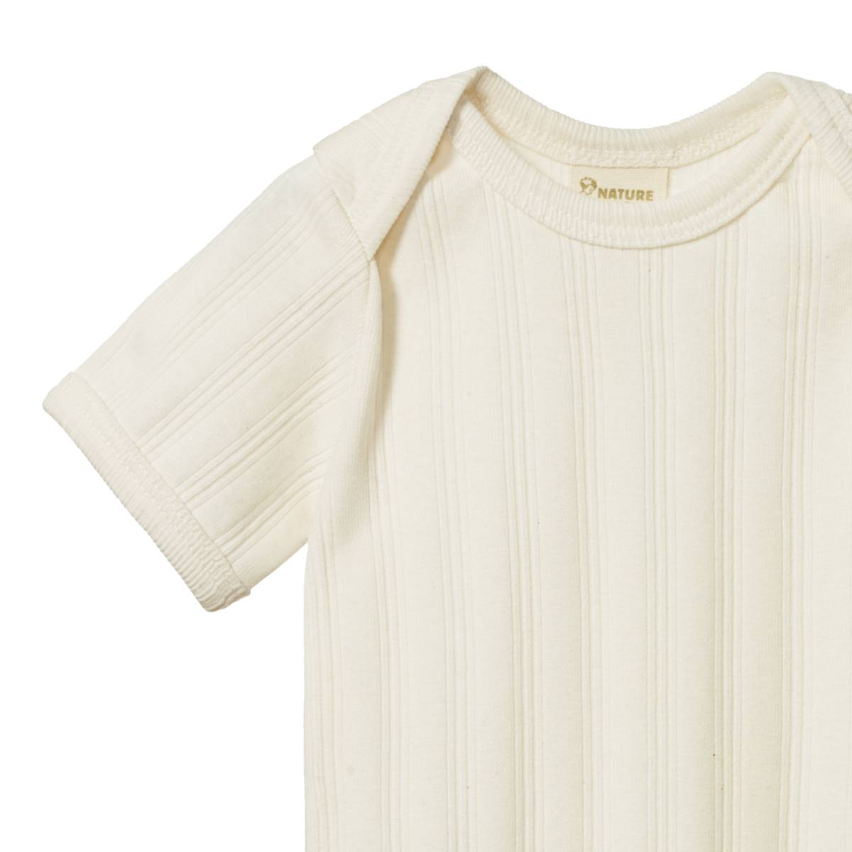 Nature Baby Organic Derby Short Sleeve Bodysuit 2pk