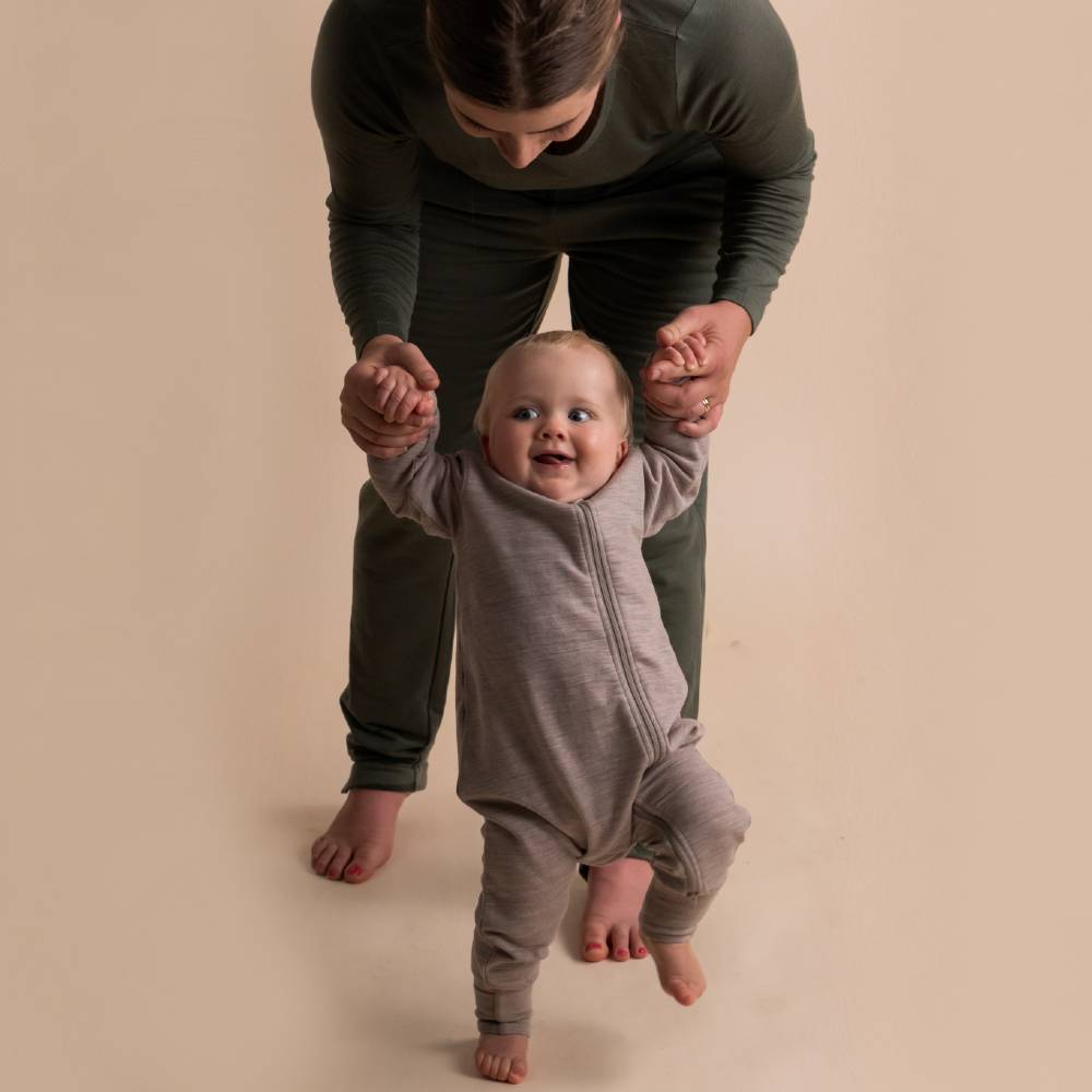 The Sleep Store Merino Tencel Fleece Onesie 0-3 months - 6 years