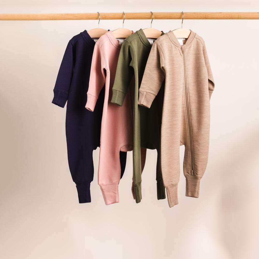 The Sleep Store Merino Tencel Fleece Onesie 0-3 months - 6 years