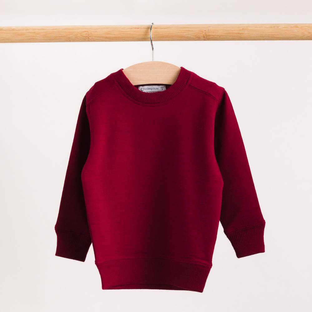 The Sleep Store Merino Tencel Fleece Crew Jumper - 2-10 years