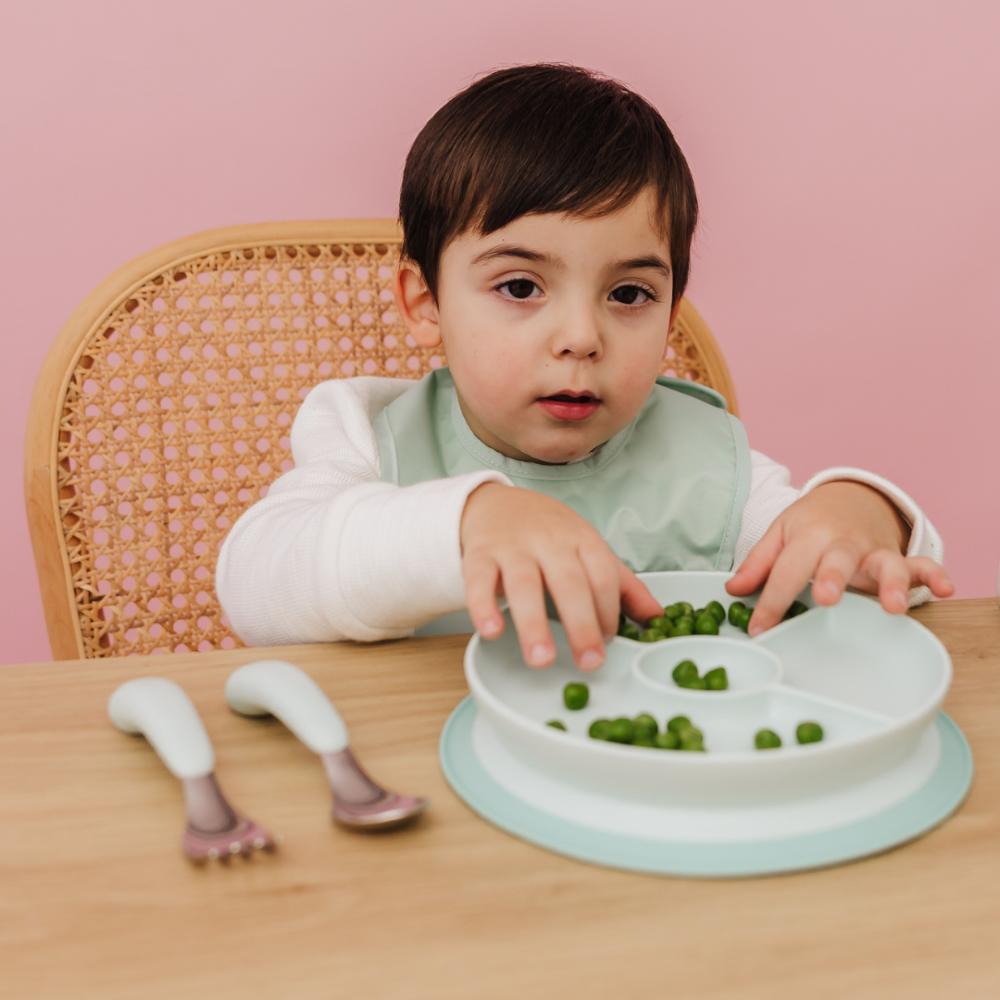 OXO Tot Stick & Stay Suction Divided Plate - Clearance