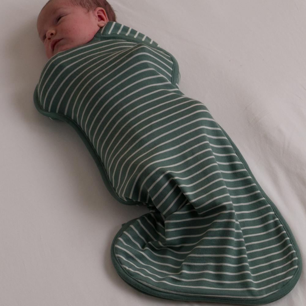 The Sleep Store Jersey New Zealand Merino Wool Fitted Zip Swaddle