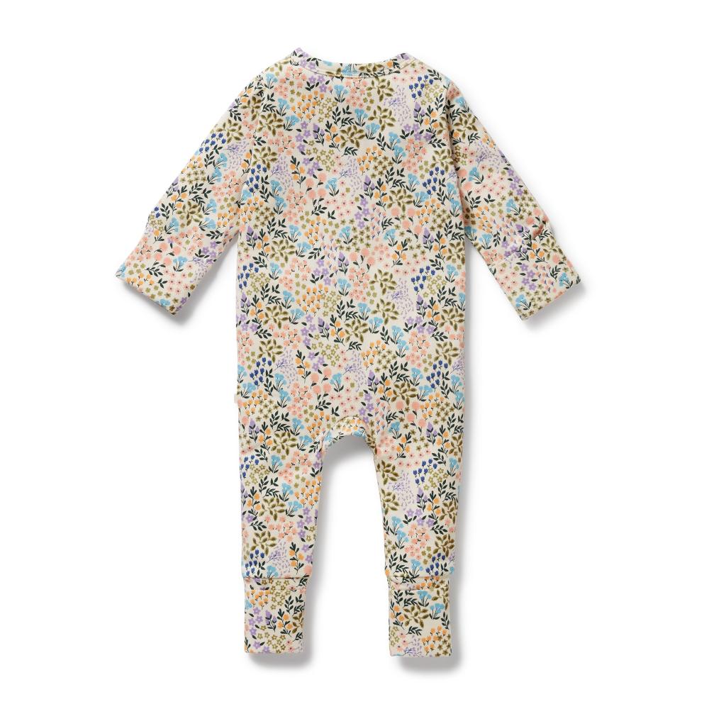 Wilson & Frenchy Organic Cotton Zipsuit with Feet - Current Season - Clearance