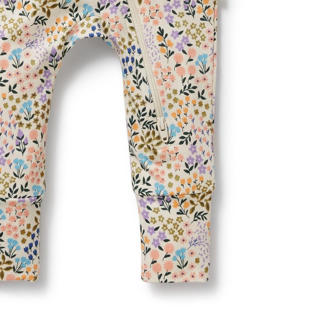Wilson & Frenchy Organic Cotton Zipsuit with Feet - Current Season - Clearance