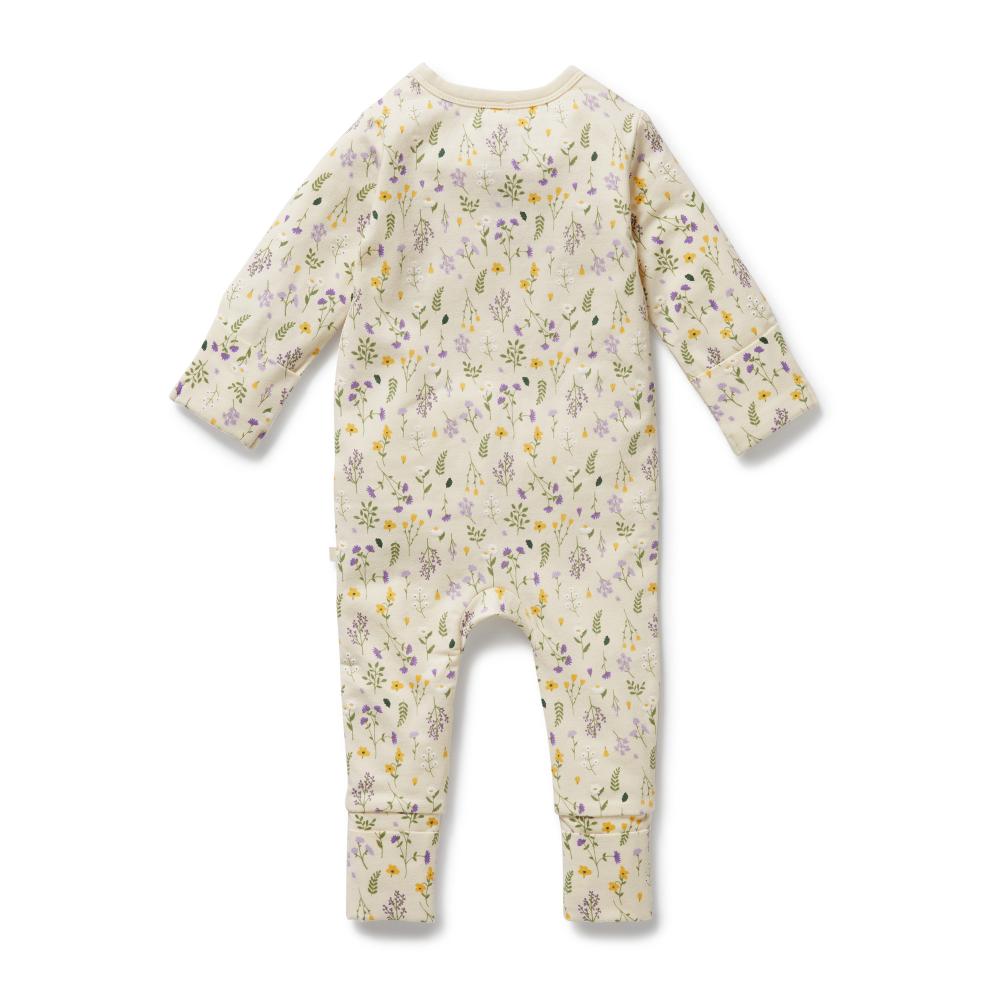 Wilson & Frenchy Organic Cotton Zipsuit with Feet - Current Season - Clearance