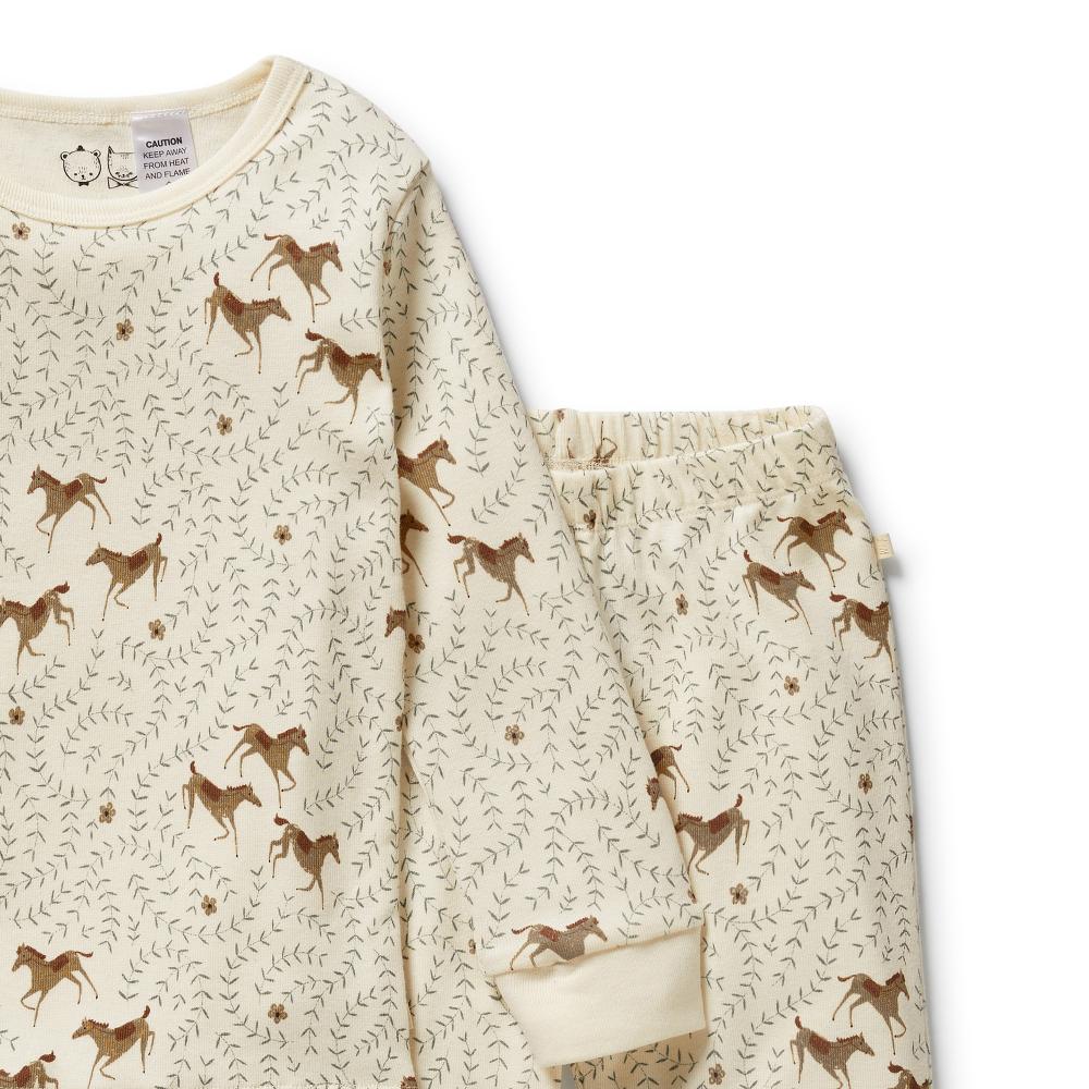 Wilson & Frenchy Organic Long Sleeved Pyjamas - Current Season - Clearance